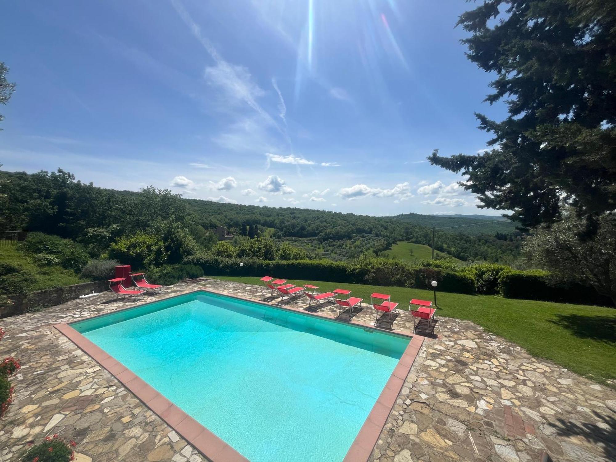 Il Fiorino Di Badia Lägenhet Badia A Passigano Exteriör bild